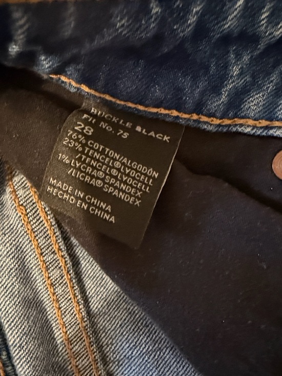 Burberry Light Blue Distressed Denim Shorts - Picture 4 of 4